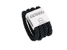 Kknekki hair elastics black (4-pack)